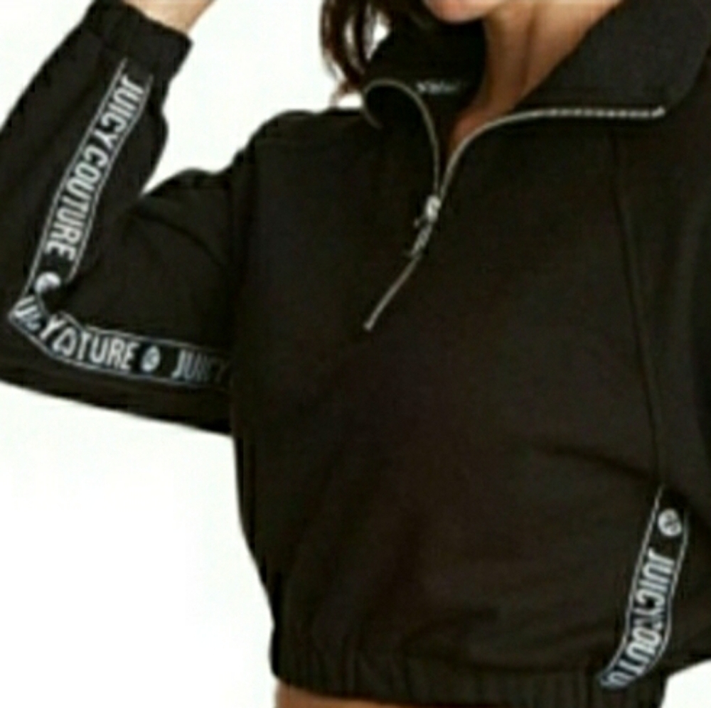 Juicy Couture 1/2 Zip Raglan Sweatshirt